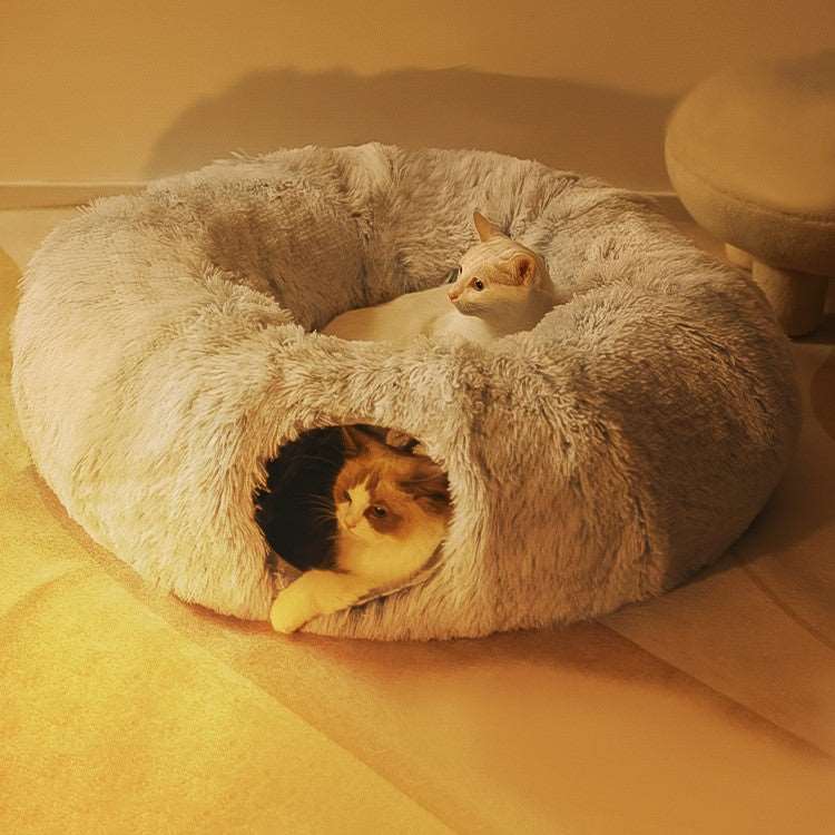 Cozy Four Seasons Cat Tunnel Nest - Paw Pet Hubs