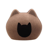 Enclosed Cat-Shaped Pet House - Paw Pet Hubs